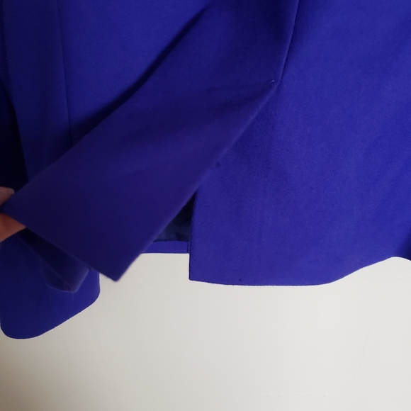Gap Wool Blend Bright Purple Academy Blazer Size 8 - Picture 8 of 12